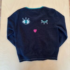 Catimini Black‎ cardigan girls size 6 yrs old